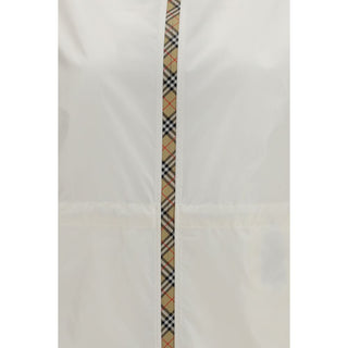 Burberry White Polyamide Shell Jacket