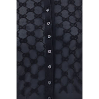 Gucci Black Viscose Cardigan