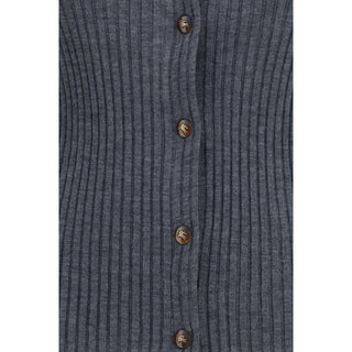 Burberry Gray Cashmere Cardigan