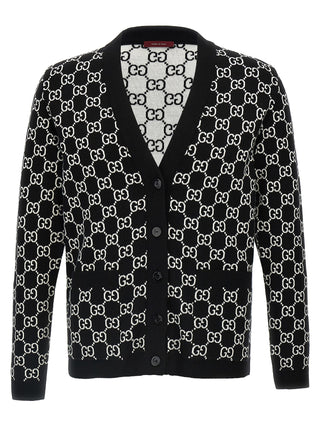 Gucci Bicolor Wool Cardigan