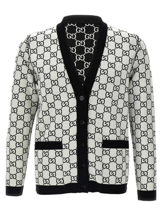Gucci Bicolor Wool Cardigan