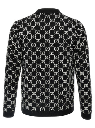 Gucci Bicolor Wool Cardigan