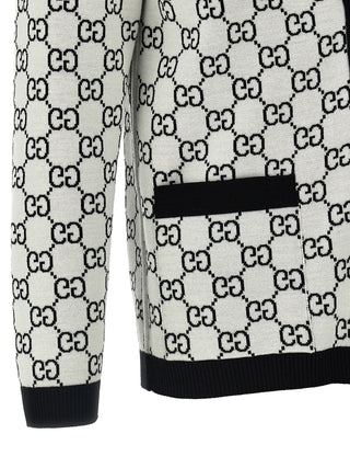Gucci Bicolor Wool Cardigan