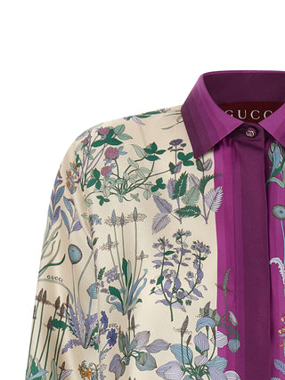 Gucci Multicolor Silk Blouse