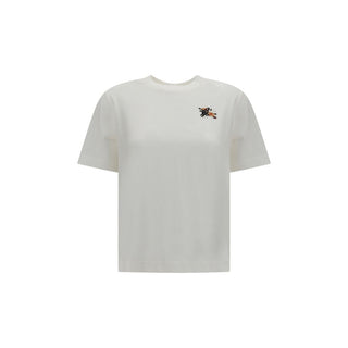 Burberry White Cotton T-Shirt