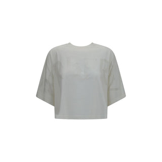 Burberry White Cotton T-Shirt