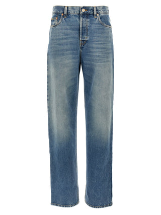Gucci Blue Cotton Boyfriend Jeans