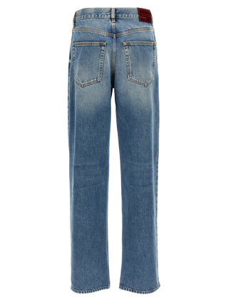 Gucci Blue Cotton Boyfriend Jeans