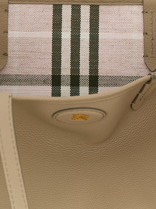 Burberry Beige Calfskin Tote Bag