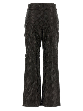 Fendi Brown Cotton Athletic Pants