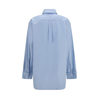 Prada Blue Cotton Shirt