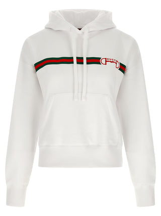 Gucci White Cotton Hoodie