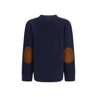 Prada Blue Wool Oves Aries Sweatshirt