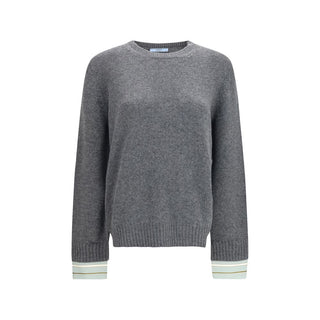 Prada Gray Wool Oves Aries Sweatshirt