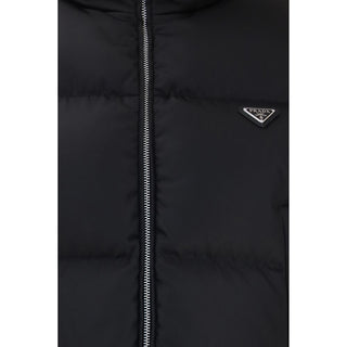 Prada Black Goose Down Full-Length Jacket