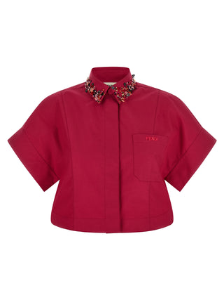 Fendi Multicolor Cotton Blouse