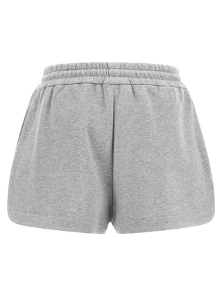Fendi Gray Cotton Bermuda Shorts