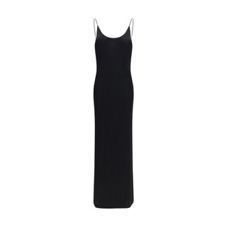 Saint Laurent Black Viscose Casual Dress