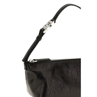 Fendi Black Calf Leather Bos Taurus Clutch Bag