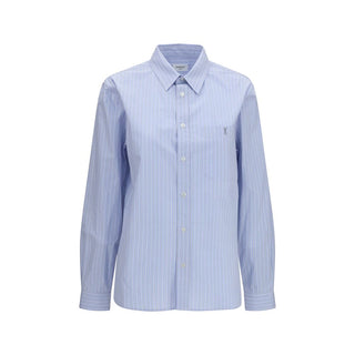 Saint Laurent Blue Cotton Shirt