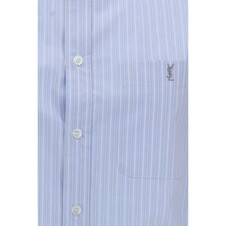 Saint Laurent Blue Cotton Shirt