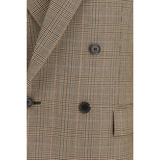 Saint Laurent Beige Wool Oves Aries Blazer