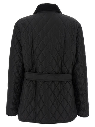 Burberry Black Polyamide Full-Length Jacket