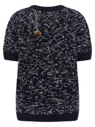 Prada Multicolor Virgin Wool Cardigan