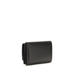 Fendi Black Calf Leather Bos Taurus Wallet