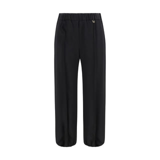 Burberry Black Wool Oves Aries Joggers (Workout Pants)