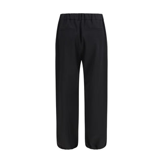 Burberry Black Wool Oves Aries Joggers (Workout Pants)