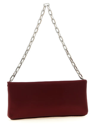 Christian Louboutin Bordeaux Elastane Clutch Bag