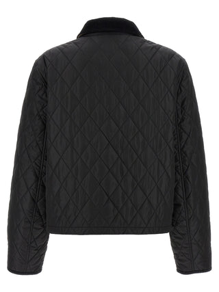 Burberry Black Polyamide Full-Length Jacket