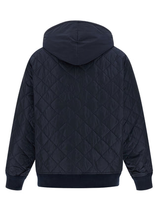 Prada Blue Recycled Polyamide Bomber