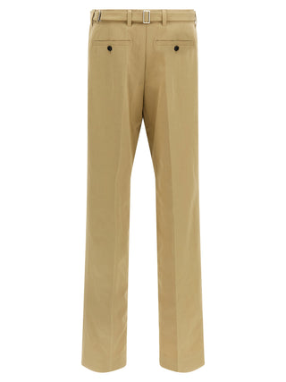 Prada Beige Cotton Casual Pants