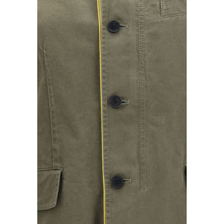 Fendi Bicolor Cotton Full-Length Jacket