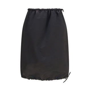 Fendi Black Cotton Mini Skirt