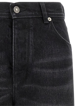 Fendi Black Cotton Jeans Denim
