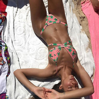 Bikini Palmeiras Coral