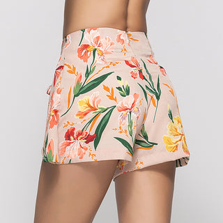 Shorts de verão com laço frontal