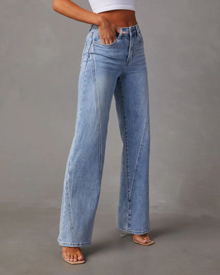 Calça jeans estilo pantalona