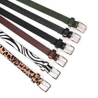 Fashion Zebra Pattern Clothing Decoration Belt