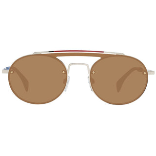 Gold Metal & Plastic Sunglasses
