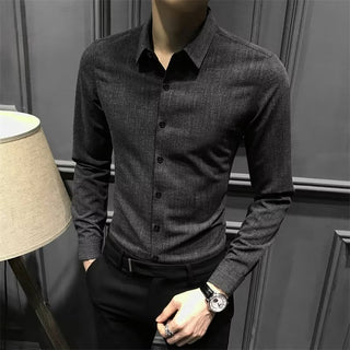 Camisa manga longa slin fit