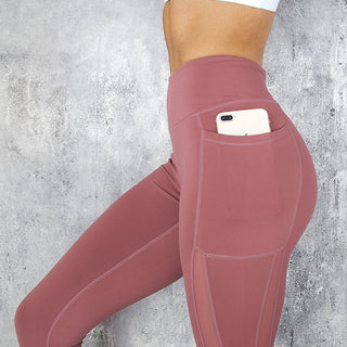 Legging com bolso e cintura alta 