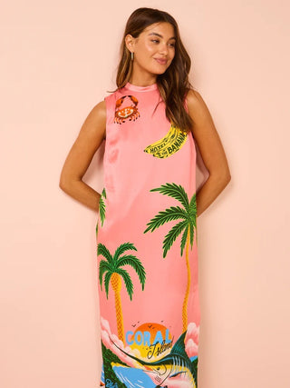 Vestido de cetim paradise