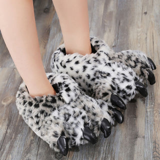 Pantufa animal print inverno