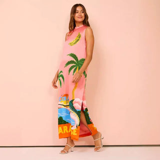 Vestido de cetim paradise