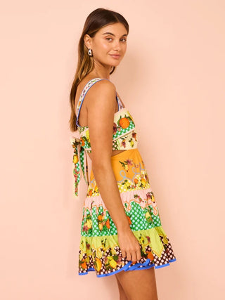 Vestido de verão estampado