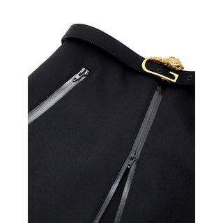 Gucci Black Wool Midi Skirt